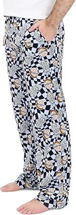 Rick and Morty Pajama Pants for Men, Plush Fleece Character Sleepwear, Adult Pickle Rick PJ
