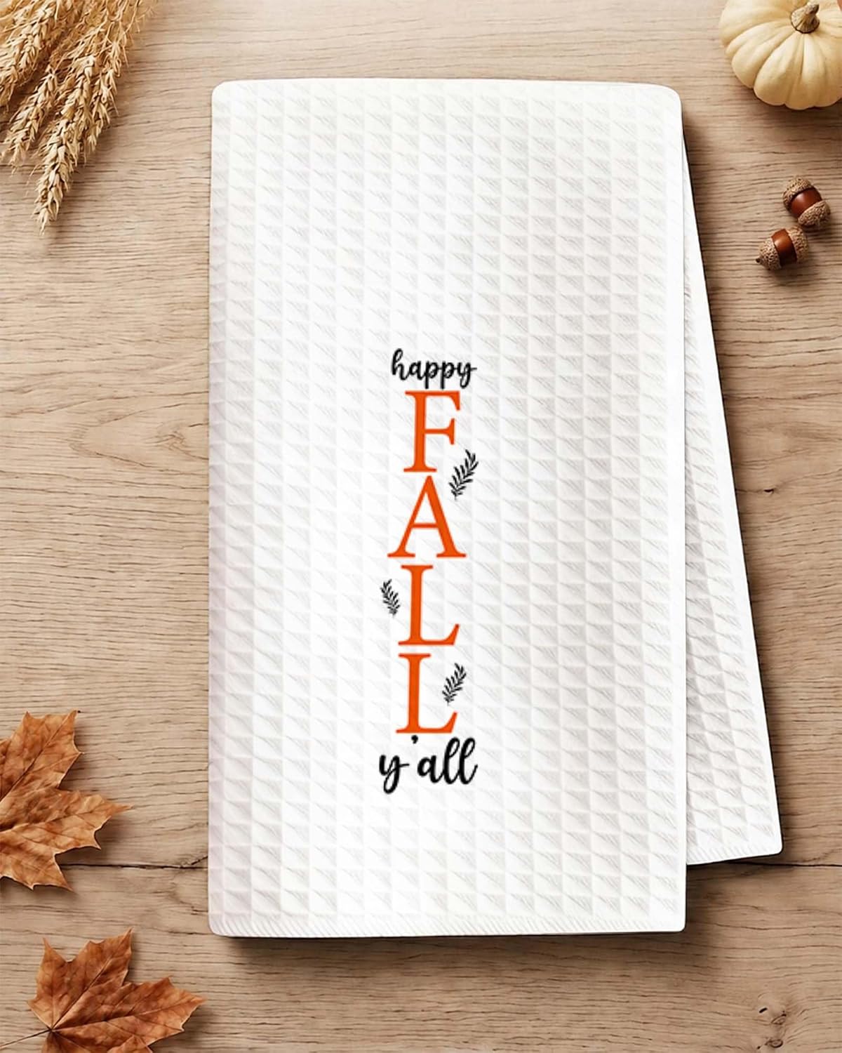 Kqdfr Fall Dish Towel for Kitchen, Funny Hand Towel for Women