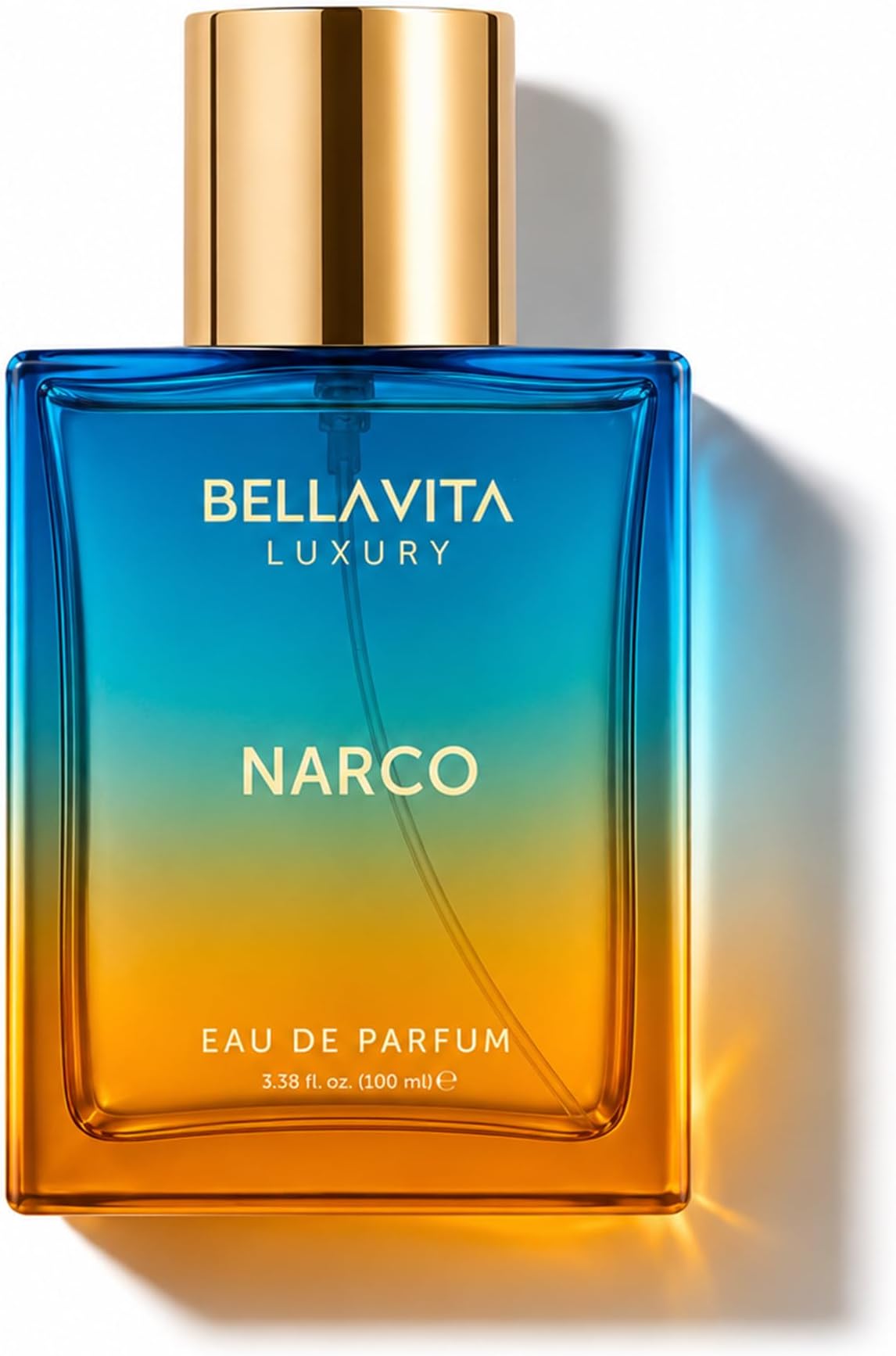 Bellavita Luxury Narco Eau de Parfum | 100 ml (3.4 fl.oz.) | Perfume for Men and Women | Floral, Bergamot, Jasmine, and White Musk Notes | Long Lasting Unisex Fragrance