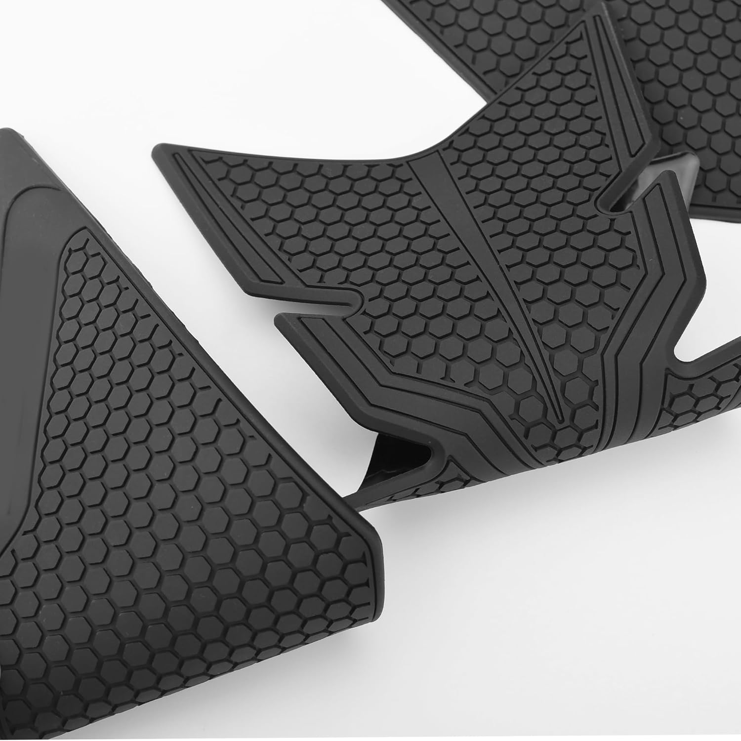 Motorcycle Fuel Tank Traction Pad Side Gas Knee Grip Protective Sticker Protector (for Kawasaki Vehicle) Ninja ZX-4RR 2023+ (Black)