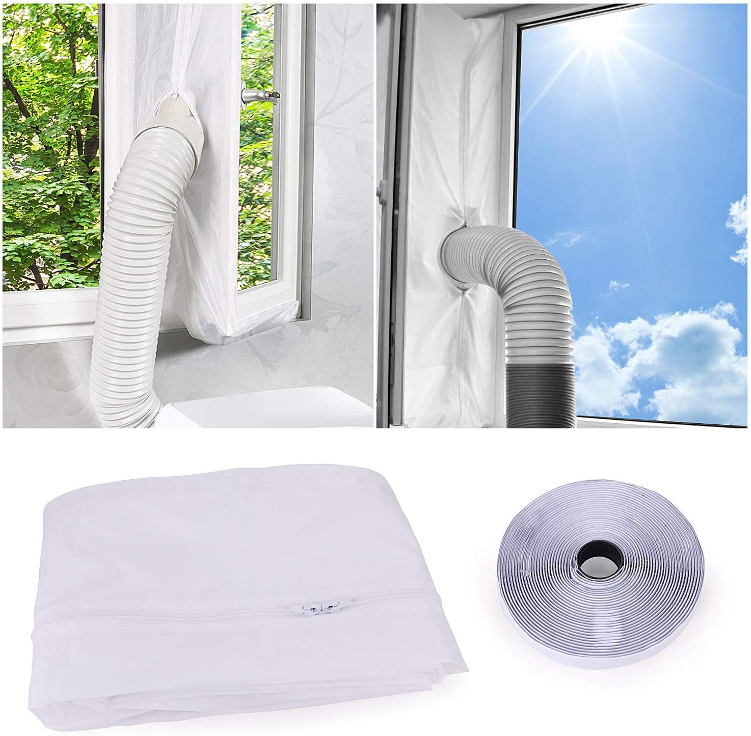 MATANA Fensterdichtung Für Klimageräte - 400 Cm Universal Abdichtung Set