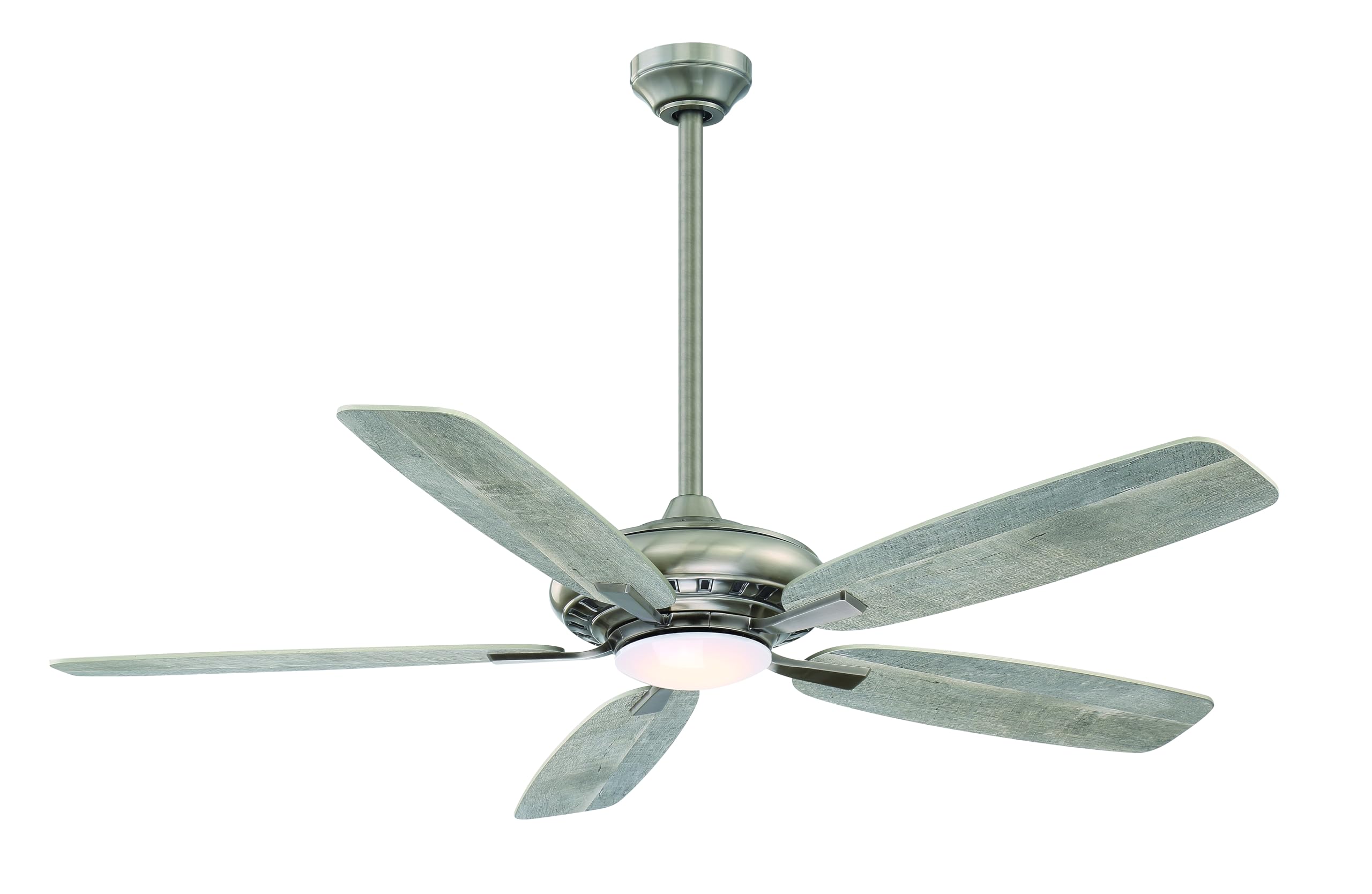 Baskinville 52-Inch Integrated LED Ceiling Fan with Light and