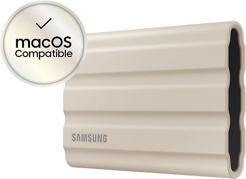 SAMSUNG T7 Shield SSD Portátil 1TB, USB 3.2 Gen.2, SSD Externo, Beige (MU-PE1T0K/EU) - 1