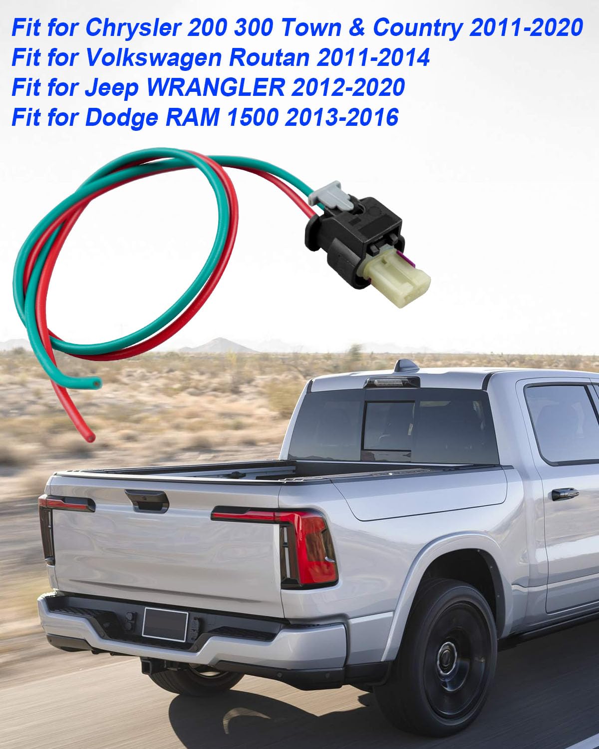Intake Air Temperature Sensor Fit for Chrysler 200 Dodge Jeep RAM 2011-2017 Replace 5149182AA, 5149182AB