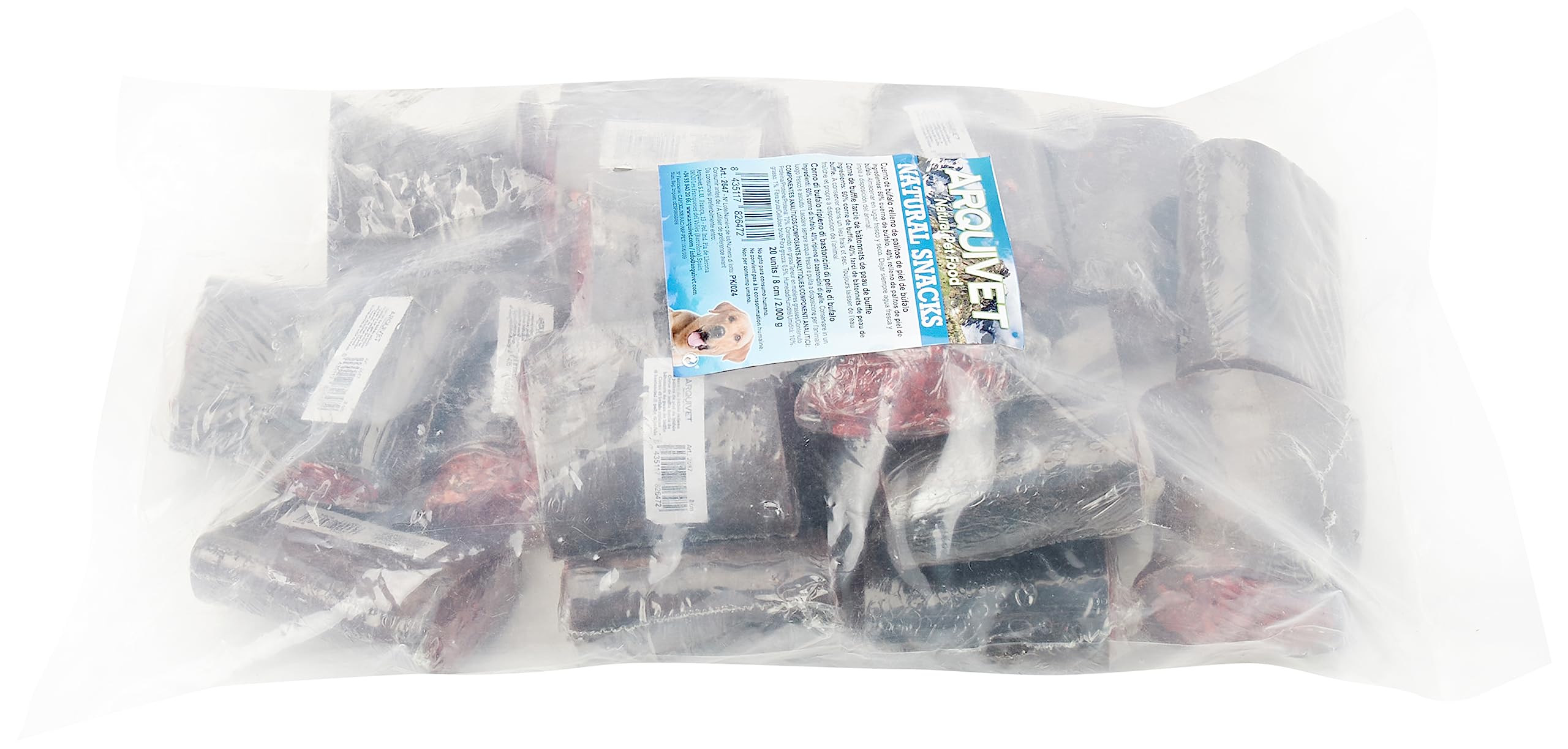 Corno Di Bufalo Per Cani - Snack Naturale Per Pulizia Denti E Intrattenimento - Foto 2