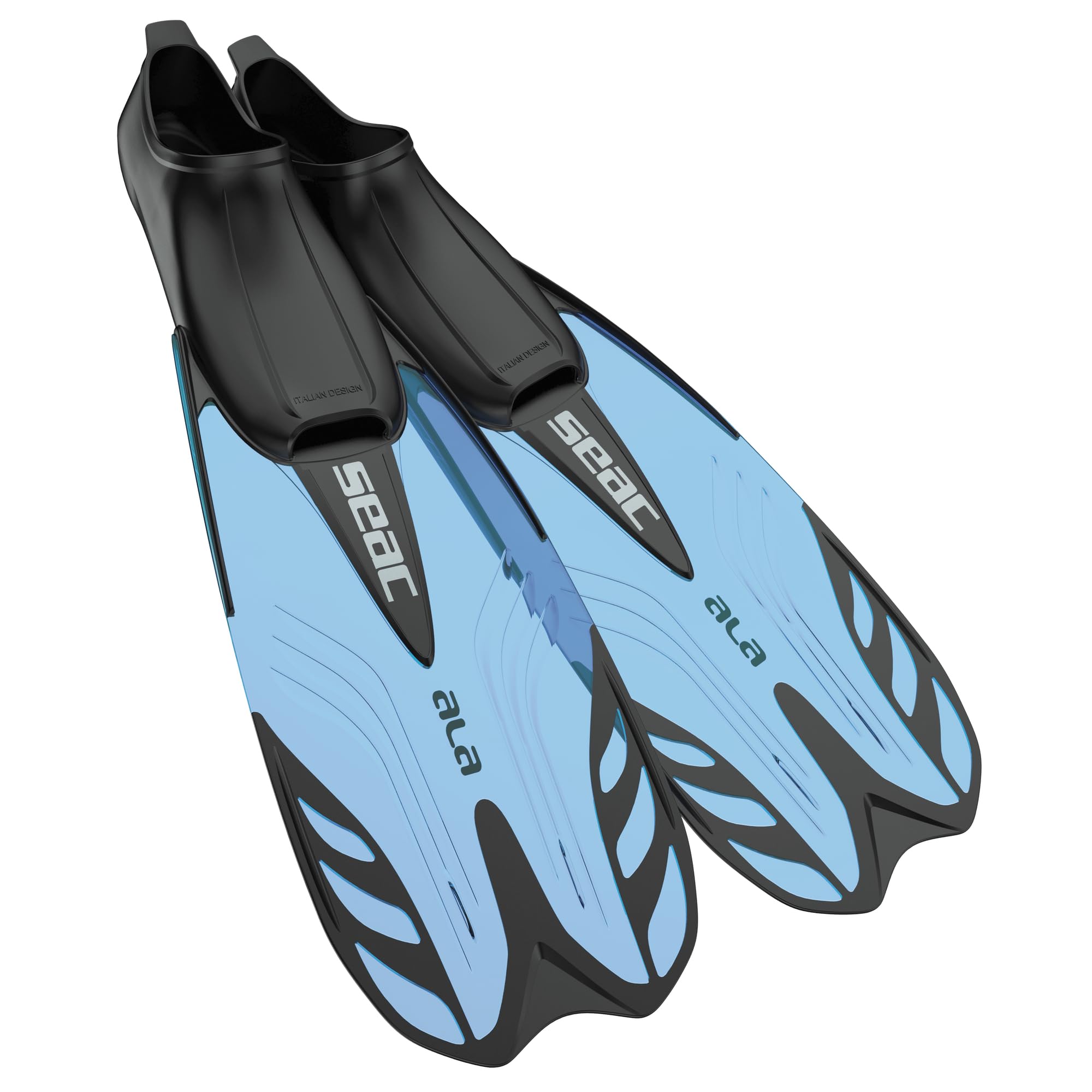 Seac Ala, Full Foot Snorkeling Fins for Adults and Children