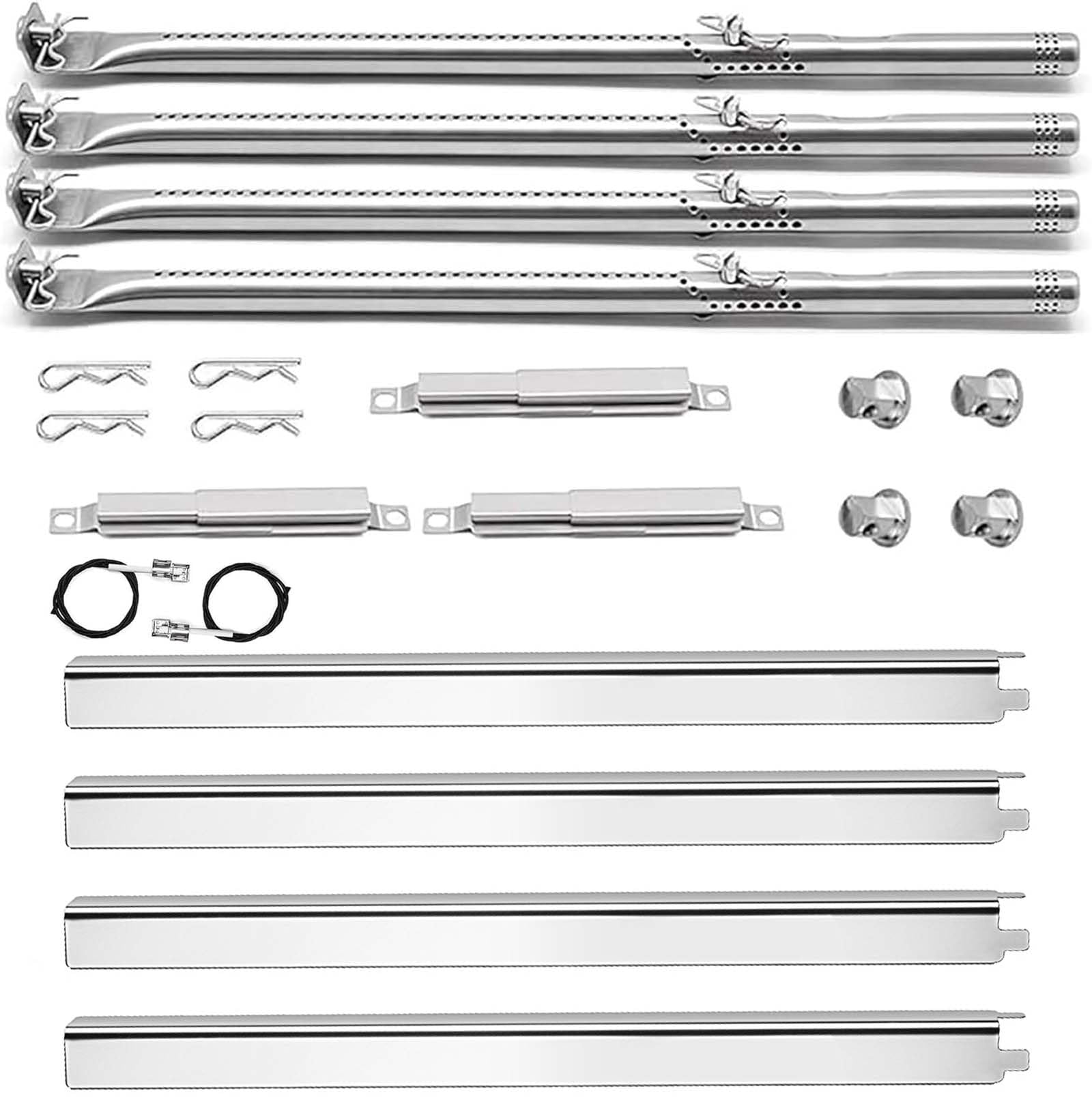 Photo 1 of Grill Replacement Parts for Charbroil Performance 4 Burner 463354021 463365522 463353021 463351021 463351221, G327-2100-W1 Burner, G325-0002-W1 G428-5102-W1 Heat Tent, Igniters, Crossover Tube