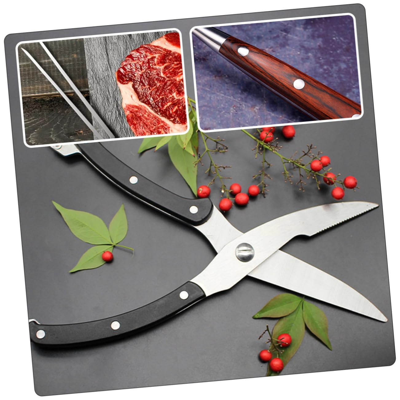 Abaodam Forchetta Per Forchetta Per Barbecue Kit Forchette Per Carne Utensili Per Barbecue Trinciapollo Accessori Per Facile Da Pulire Adatto Alimenti