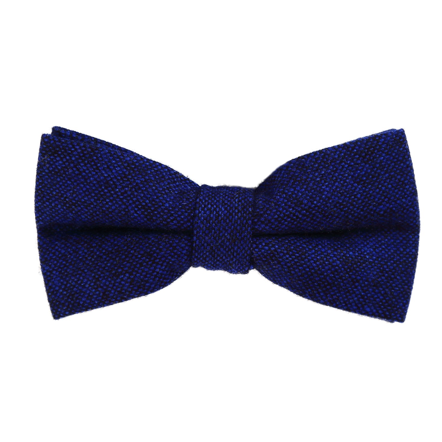 DonDon Herren Fliege Herren Fliege | 12 x 6 cm, Baumwolle, Tweedlook, bereits gebunden, verstellbar, handgefertigt | Packung 1-St