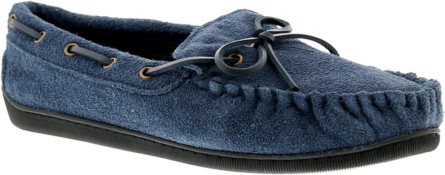 Shamus Mens Moccasin slippers full indoor/outdoor house shoes.