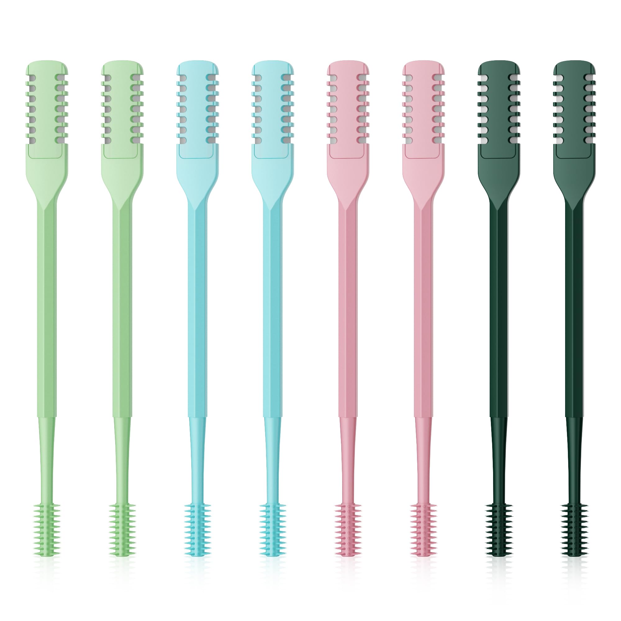 8PCS Nasal Hair Cutter for Women Men 2026 Upgraded Portable 2-in-1 Nasal Hair Cutter Sticks Double Sided Nose