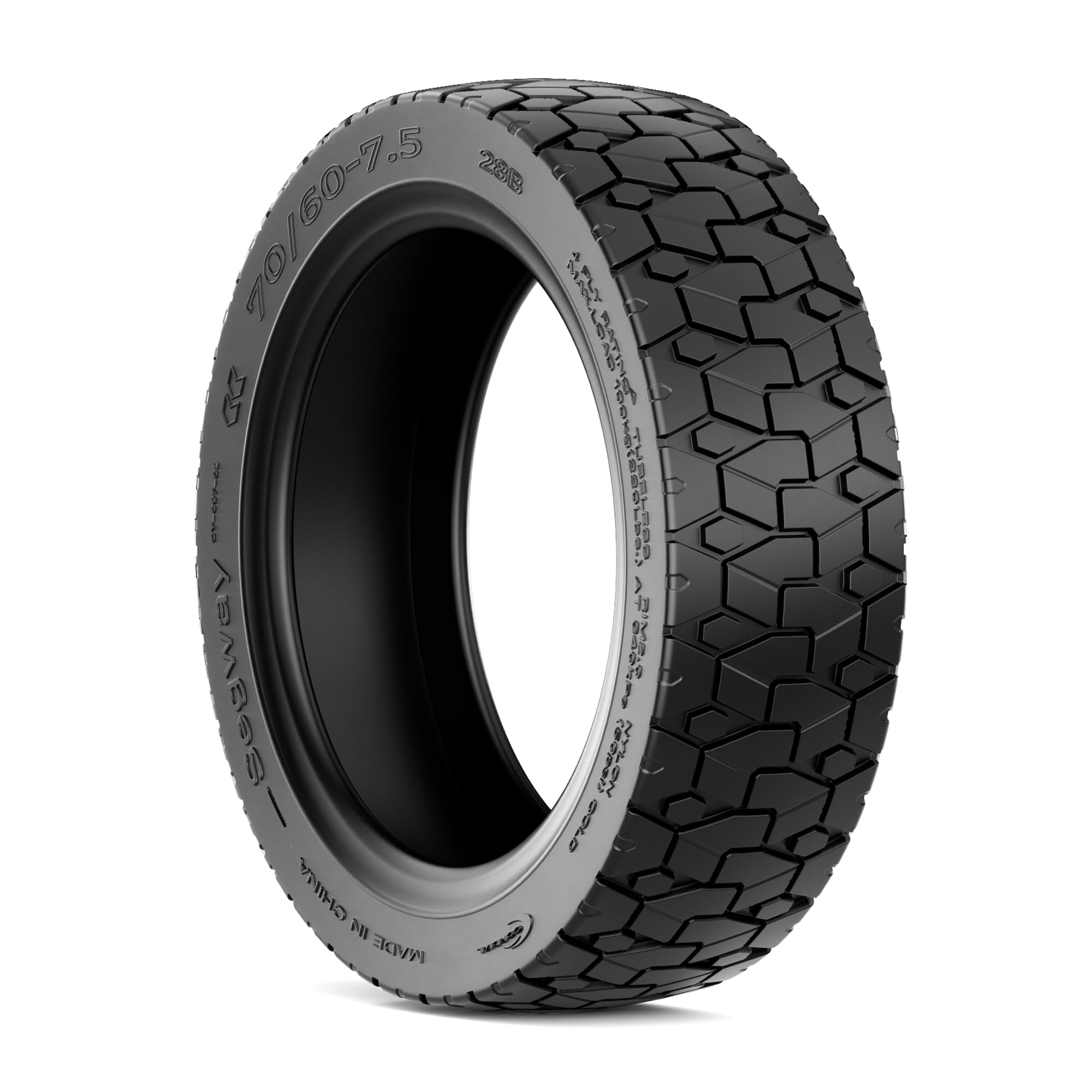 Photo 1 of [MAJOR DAMAGE!!!] 11-Inch 70/60-7.5 Tubeless Self-Sealing Tire Compatible with Segway Ninebot ZT3 Pro eKickScooter - Enhanced Grip Off-Road Wheel, Explosion-Proof Tryes Parts Accessories, Original Replacement
