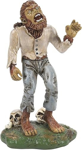 Department 56 Village Collection Accessories - Figura de Halloween Wolfman's Howl, 3.7 pulgadas, multicolor