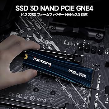 Amazon | fanxiang SSD 【PS5対応】 M.2 NVMe 2280 PCIe Gen4