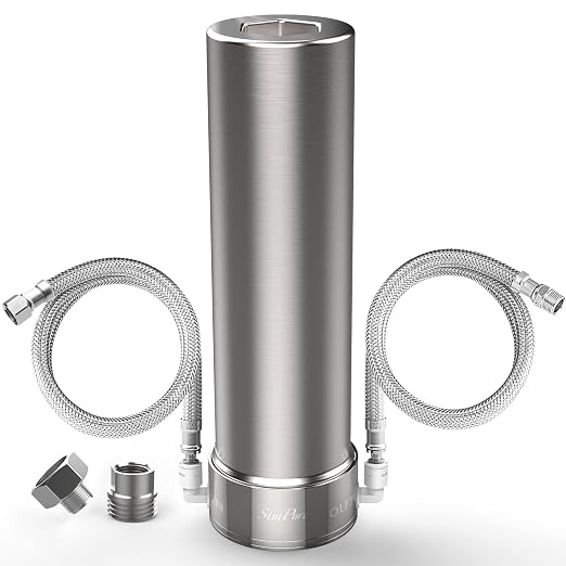SimPure V7 Under Sink Water Filter System, Stainless Steel