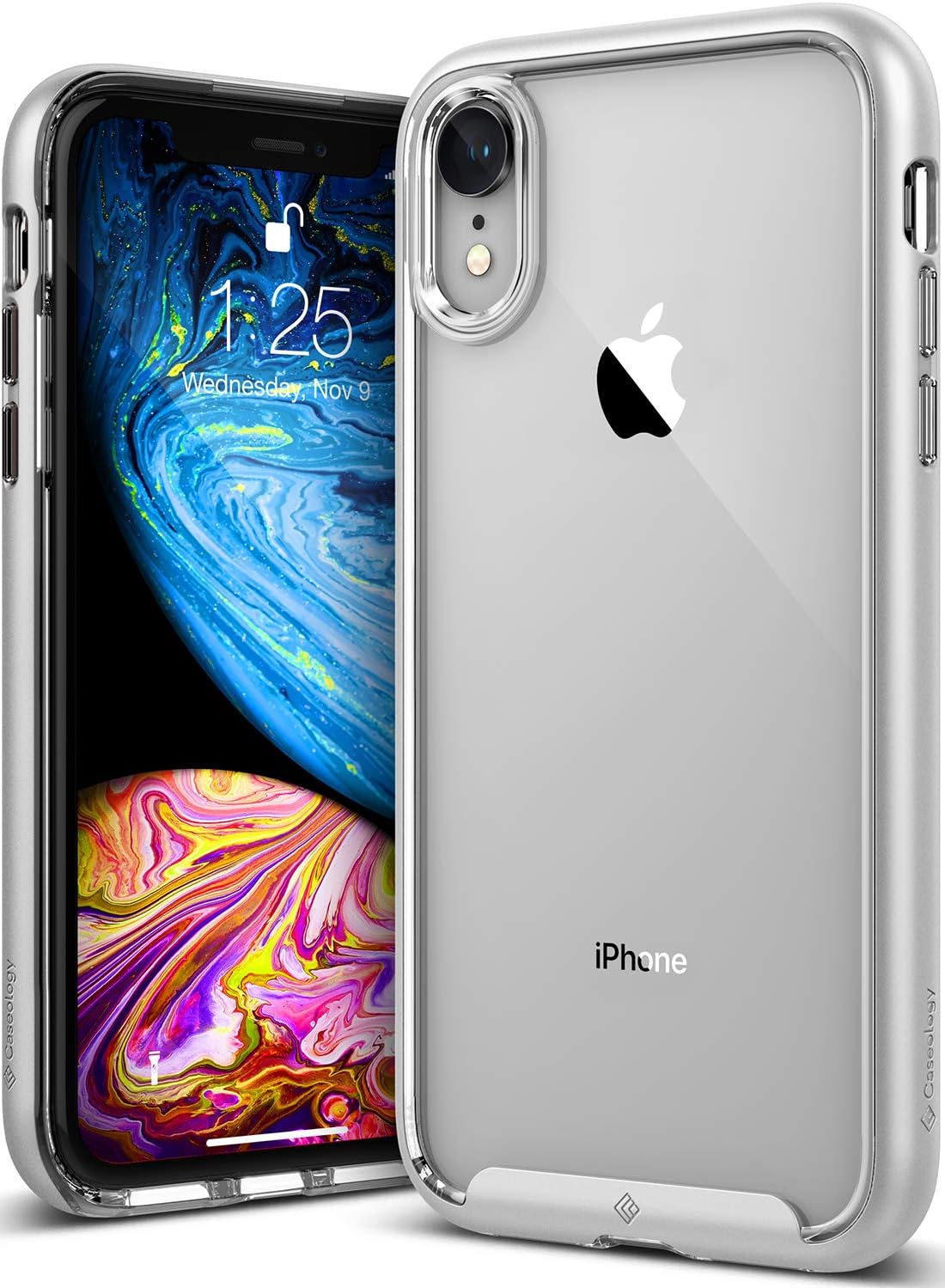 Caseology Skyfall for iPhone XR Cases for iPhone XR Case(2018) - Silver