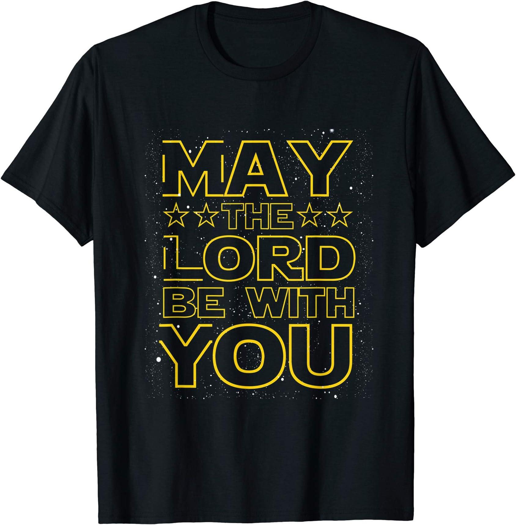Lord Savior's Gym' Power of Christ TeesMay the Lord be with You Christian God Faith Fun T-Shirt T-ShirtOEKO-TEX STANDARD 100