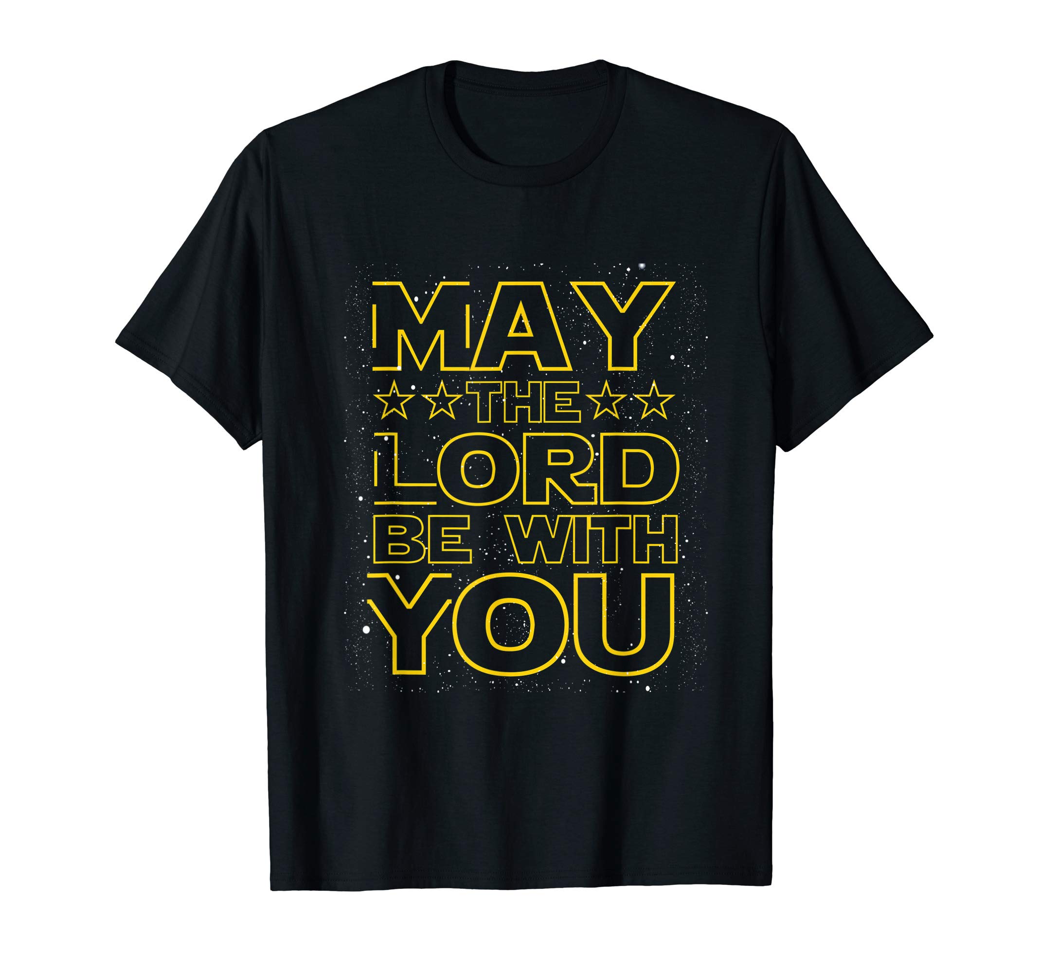 Lord Savior's Gym' Power of Christ TeesMay the Lord be with You Christian God Faith Fun T-Shirt T-ShirtOEKO-TEX STANDARD 100