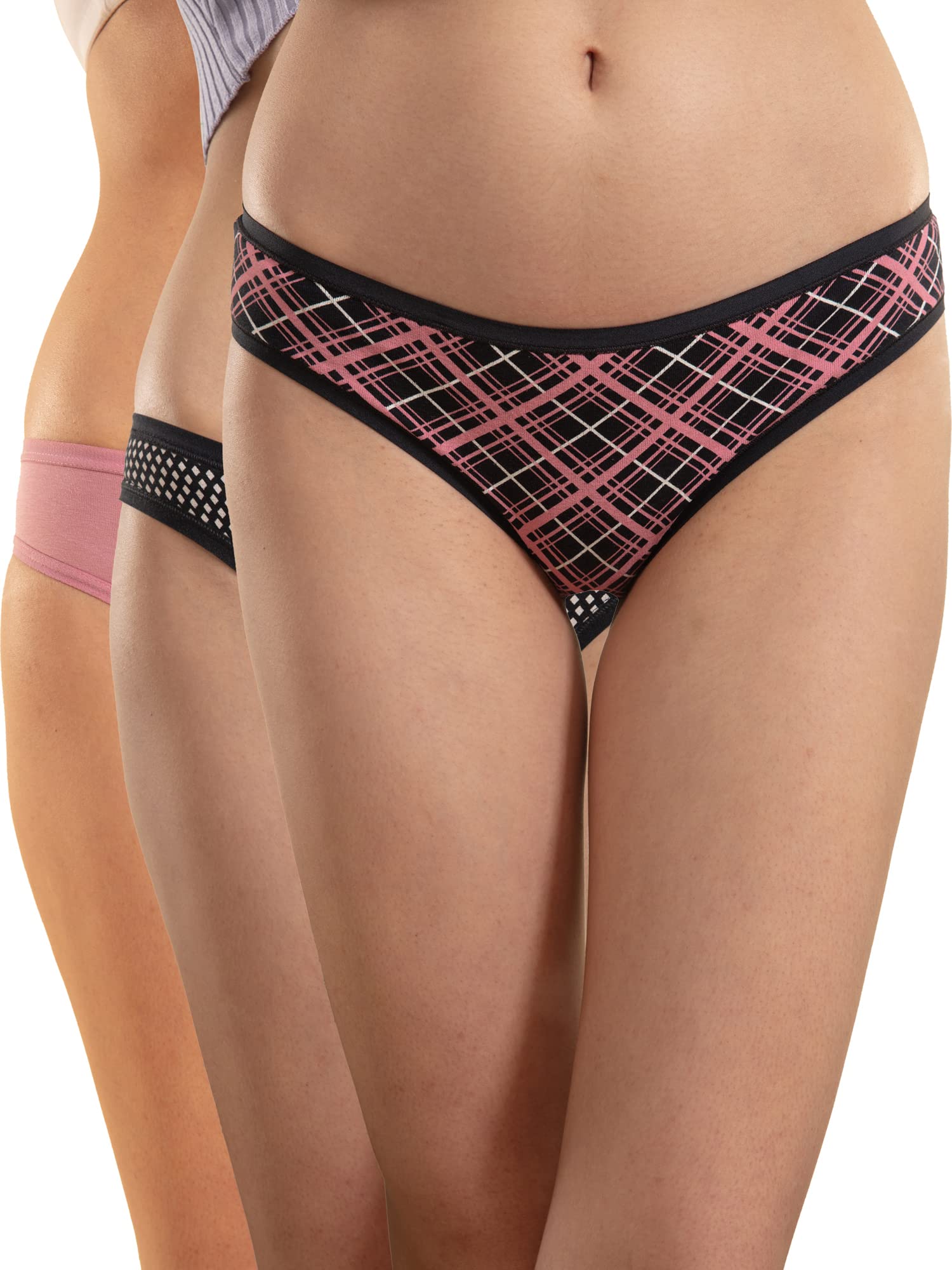 nykd Women Bikini | Low Rise at The Waist with Low Rear Coverage | Anti-Odour Finish in Breathable Cotton Fabric | Super Soft Elastics NYP030-Multi-Color-picture-19