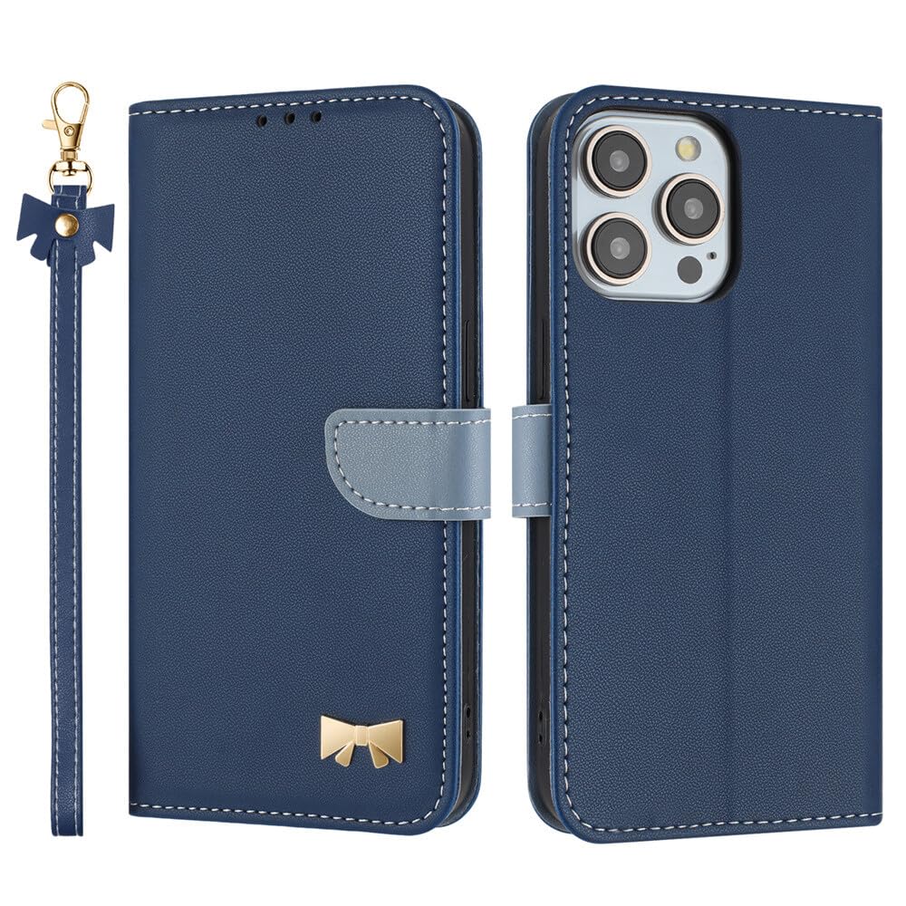 Étui pour iPhone 16 Pro bleu uni idéal pour vos déplacements professionnels - 7