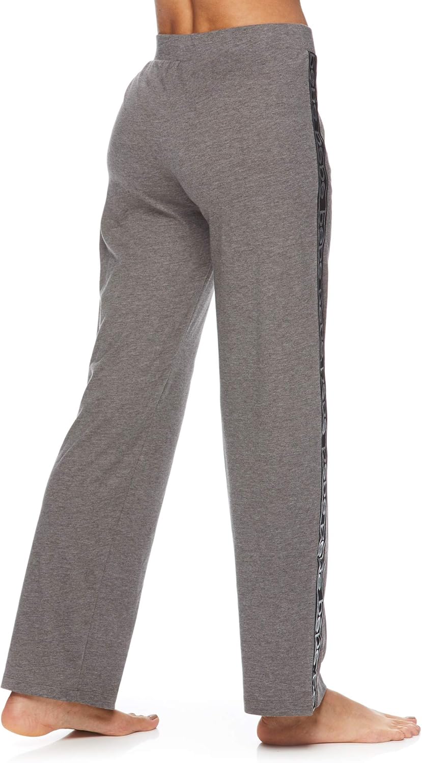 bebe Womens Casual Pajama Pants Wide Leg Loose Elastic Waist PJ Bottoms at  Women’s Clothing store