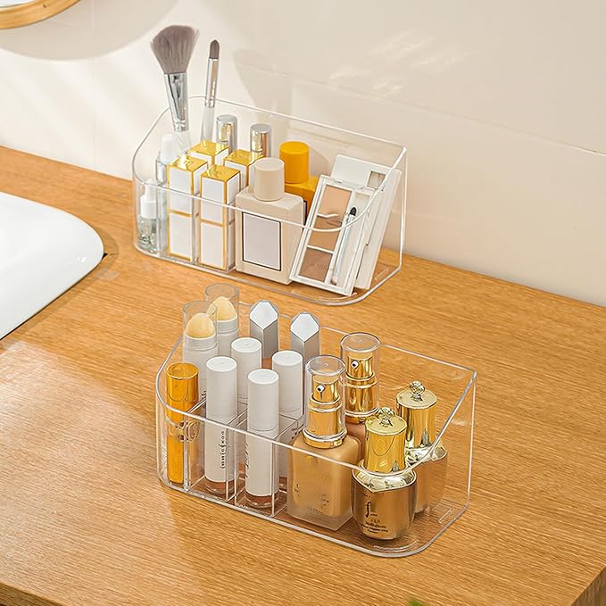 Organizador de Baño MORNITE con 9 Compartimentos, Transparente miniatura 7