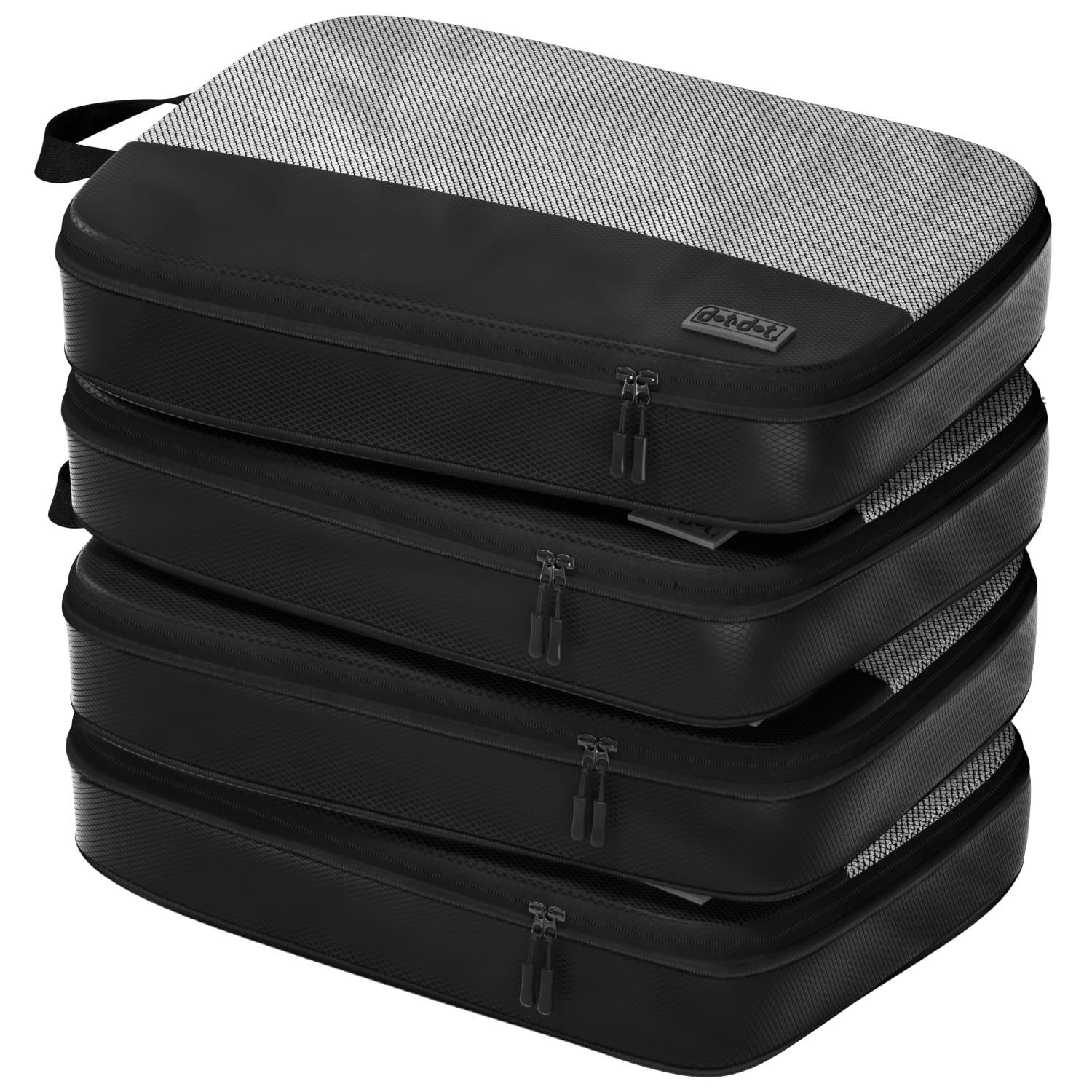 4 cubos de embalaje comprimibles para viajes, cubos de embalaje de viaje de gran tamaño para maletas, bolsas organizadoras de equipaje ligeras
