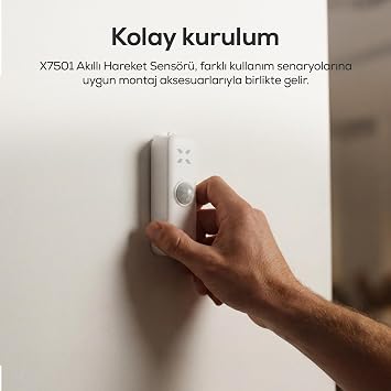 Xenon Smart Hareket Sensörü | WiFi Bağlantılı Telefona Bildirimli 128° Geniş Açı Akıllı Sensör X7501