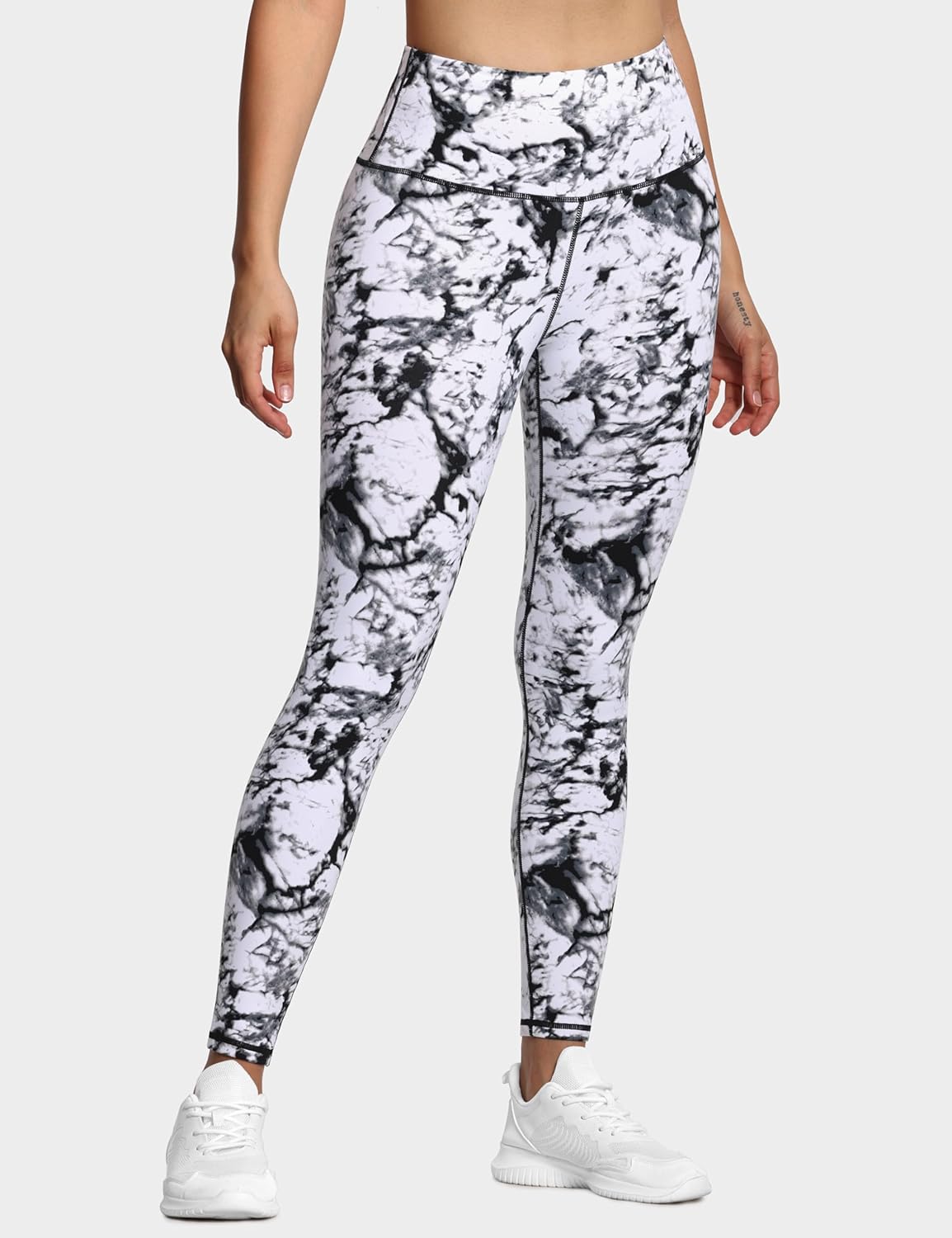 THE GYM PEOPLE Women's High Waist Workout Legging Soft Tummy Control Squat Proof Yoga Running Pants - Image 5