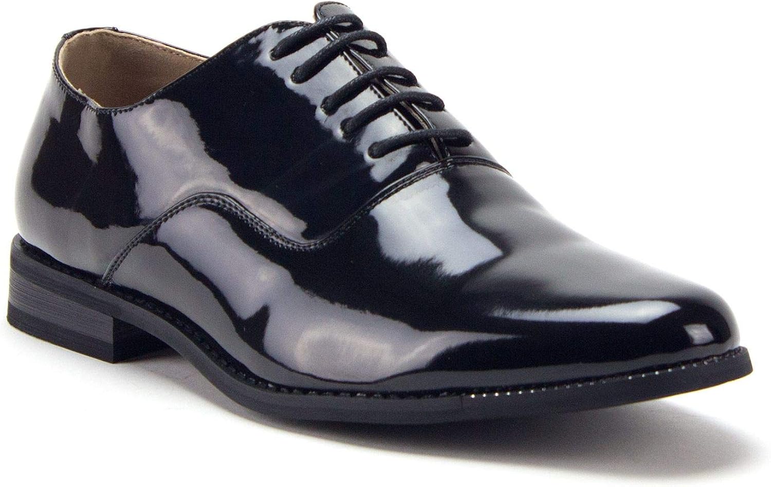 Mens black patent leather shoes Outlet