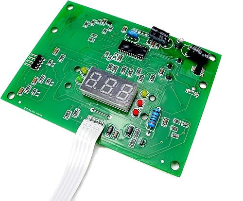 FEXON IDXL2DB1930 Tablero de visualización, panel de control de reemplazo de calentador de piscina, interruptor de membrana compatible con Hayward
