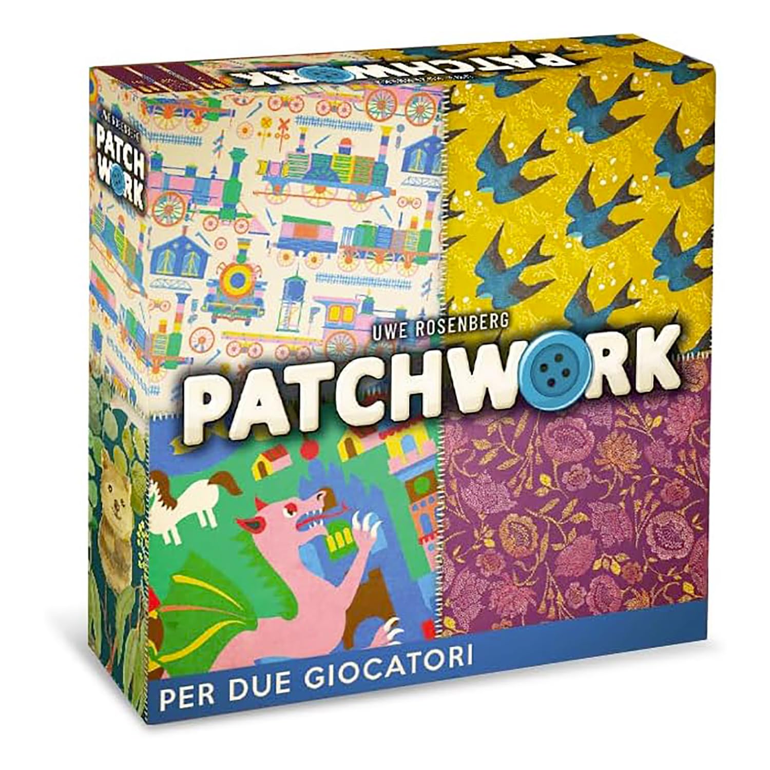 Asmodee Patchwork, New Edition Board Game, 8+ Years, 2 Players, Italian Edition