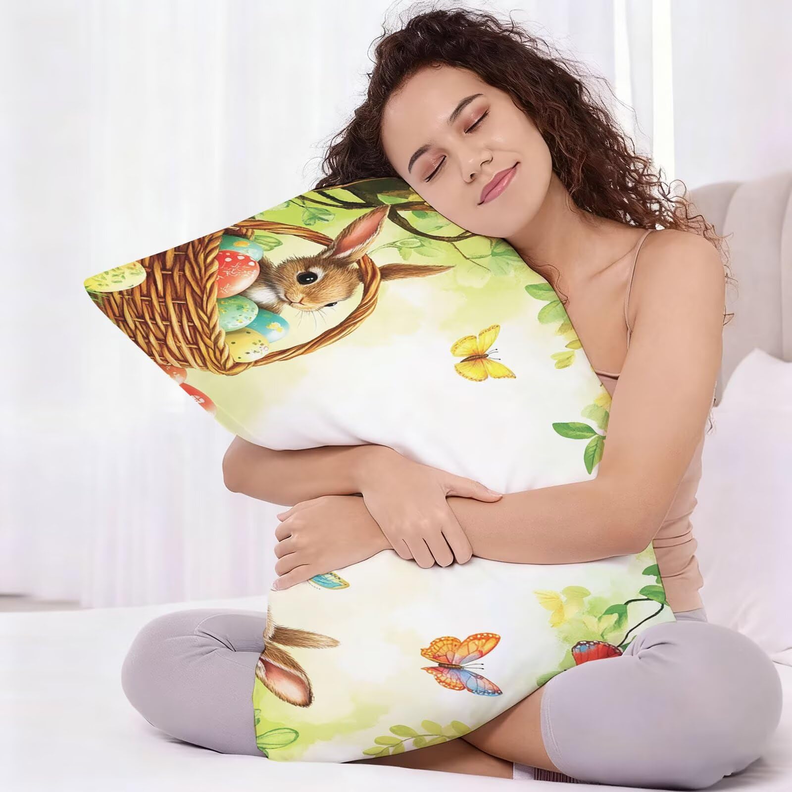 Poszewka na poduszkę 70 x 90 cm, duża zielona poszewka na poduszkę, zestaw 2 sztuk, miękka lniana poduszka dekoracyjna brązowa prostokątna poszewka na poduszkę Dekoracja domu z niewidocznym zamkiem