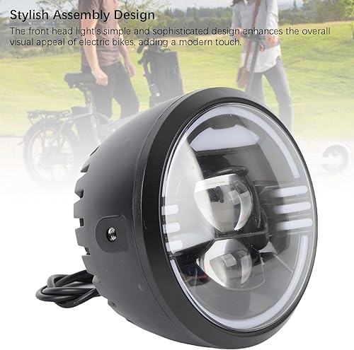 Miniatura 3 de SUNGOOYUE Faro LED para bicicleta eléctrica, luz delantera de alto brillo para montar por la noche con amplio rango de radiación fácil instalación