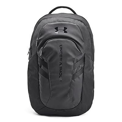 Under Armour Hustle 6.0 Pro Backpack Backpack Bags Black/Black/Black, Mesh/Polyester/Tricot