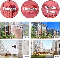 Vista 6 de Chanarily Limpiador magnético de ventanas, limpiador magnético de doble cara, herramienta limpiadora de ventanas magnética, herramienta limpiadora