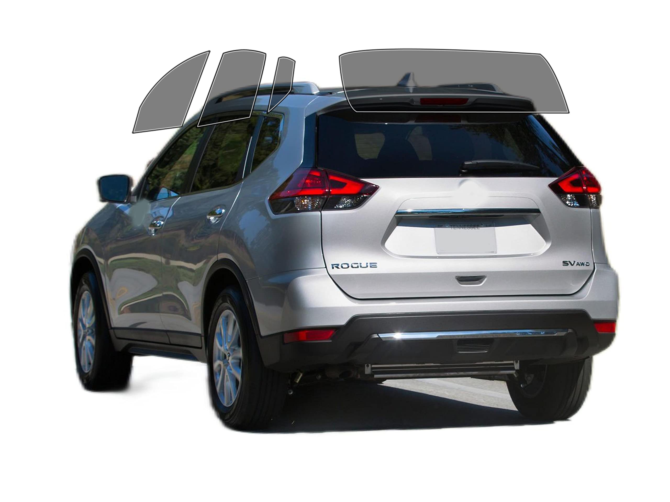 Auto Window Tint Film Precision Nano Carbon Window Film Kit - Pre-Cut Front Door Tint For Chevrolet SUVs | Any Shade Silverado Window Tint