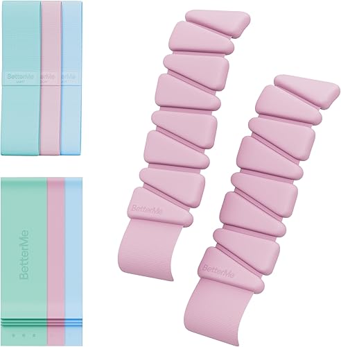 Miniatura 10 de BetterMe - Kit de viaje de pilates – Bandas de bucle de pilates, bandas de peso y resistencia – Kit de pilates portátil para mujer – Juego compacto