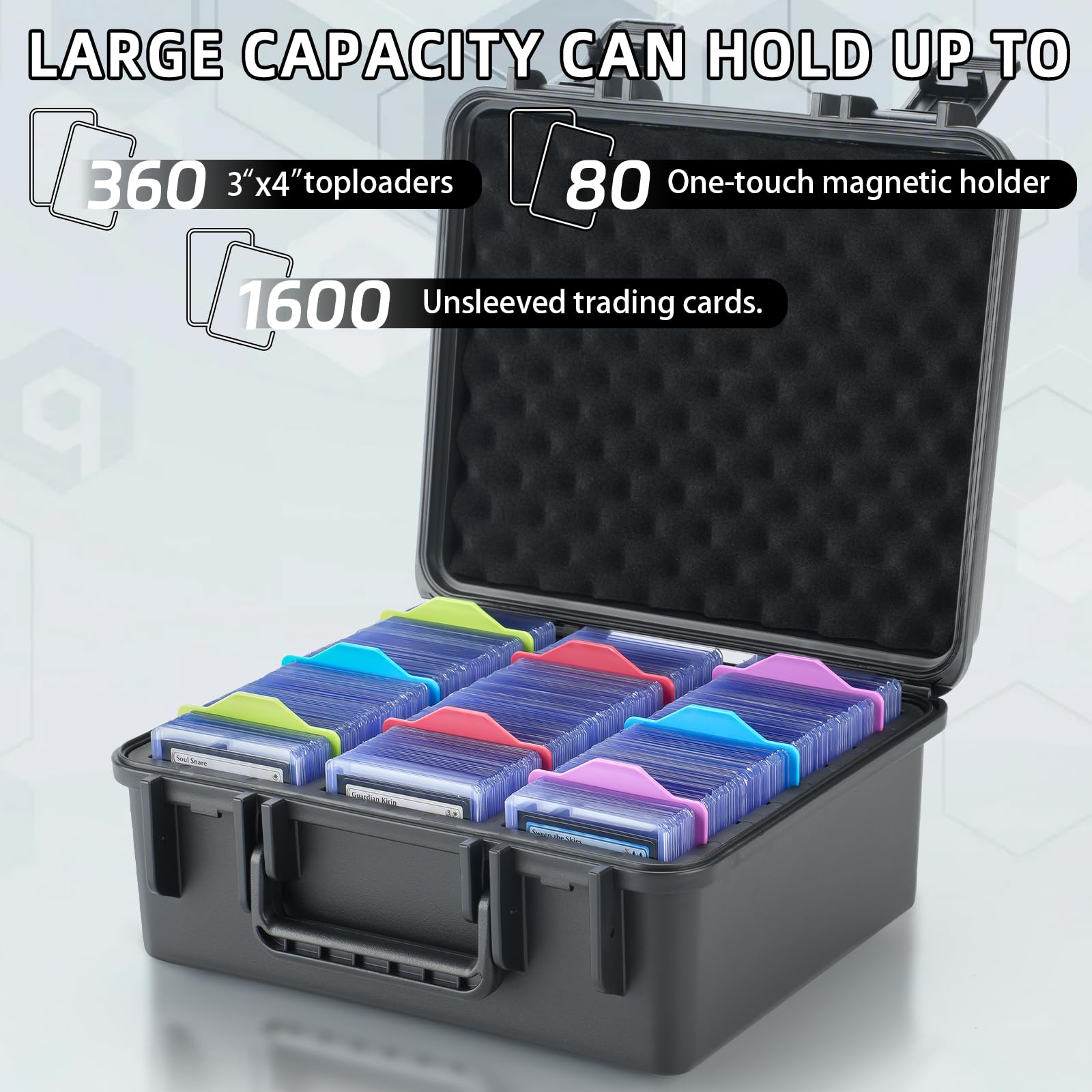 ZENACCE Waterproof Toploader Storage Box for 360 3