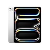 iPad Pro 13-Inch (M4): Built for Apple Intelligence, Ultra Retina XDR Display, 1TB, 12MP Front/Back Camera, LiDAR Scanner, Wi-Fi 6E, Face ID, All-Day Battery Life — Silver