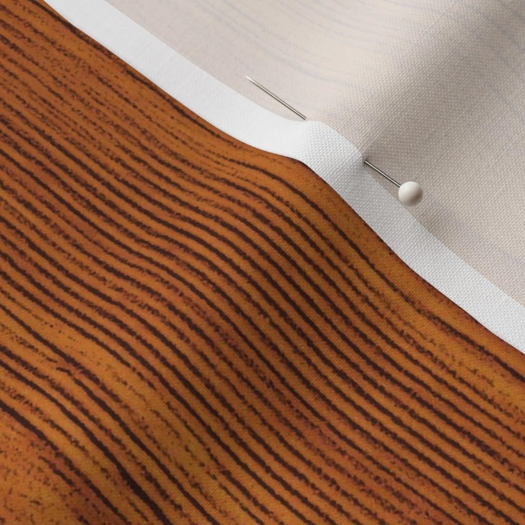 Spoonflower Fabric - Red Wood Grain Forest Tree Nature Printed on Petal Signature Cotton Fabric by The Yard - Sewing Quilting Apparel Crafts Decor