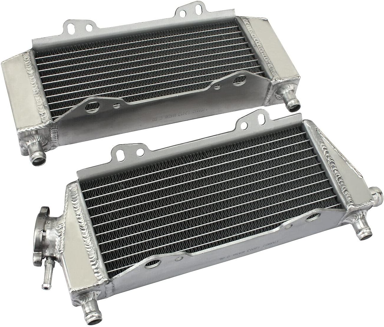 アルミラジエーター との互換 2005-2007 カワサキ kawasaki KX250 2005 クーラークーリングクーラントパフ