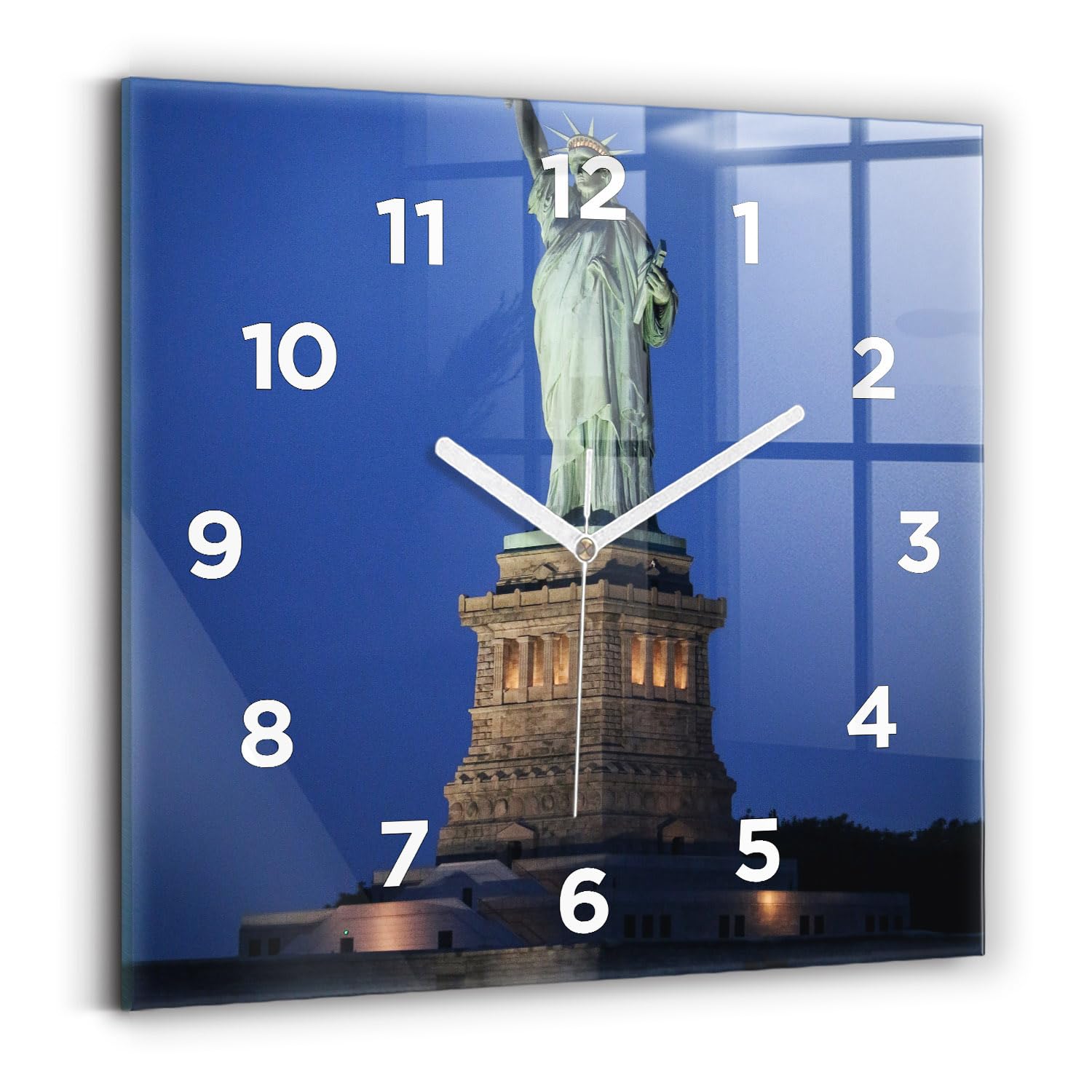 Horloge murale New York Wallfluent pour une ambiance moderne et silencieuse