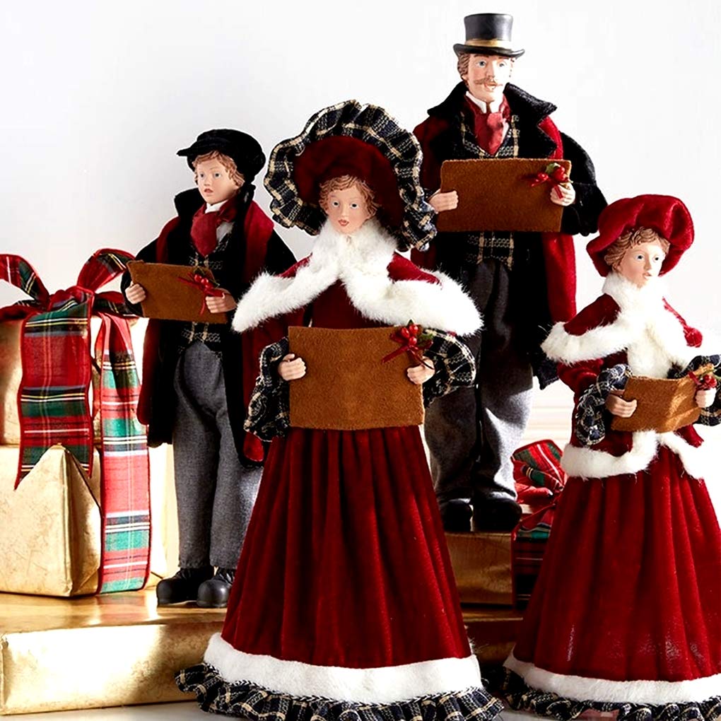 Amazon.com: RAZ Imports 18-Inch Christmas Carolers-Set of 4 Home