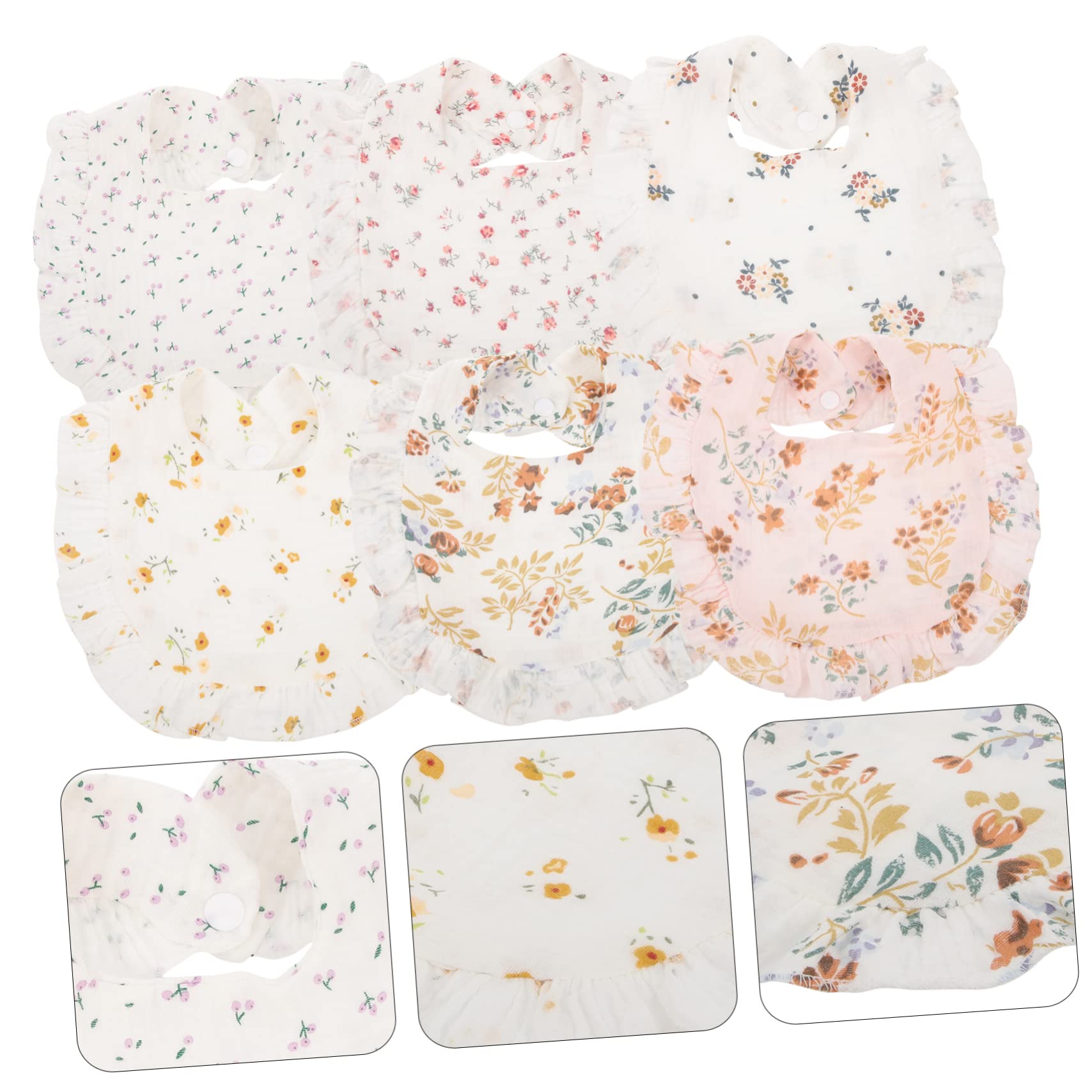 Abaodam 18 Stk Speichel tasche Kleinkind-Turban -Speicheltücher Sabbertücher für Kleinkinder -Baumwolllätzchen -Bandana Lätzchen aus Baumwolle -Lätzchen für Mädchen