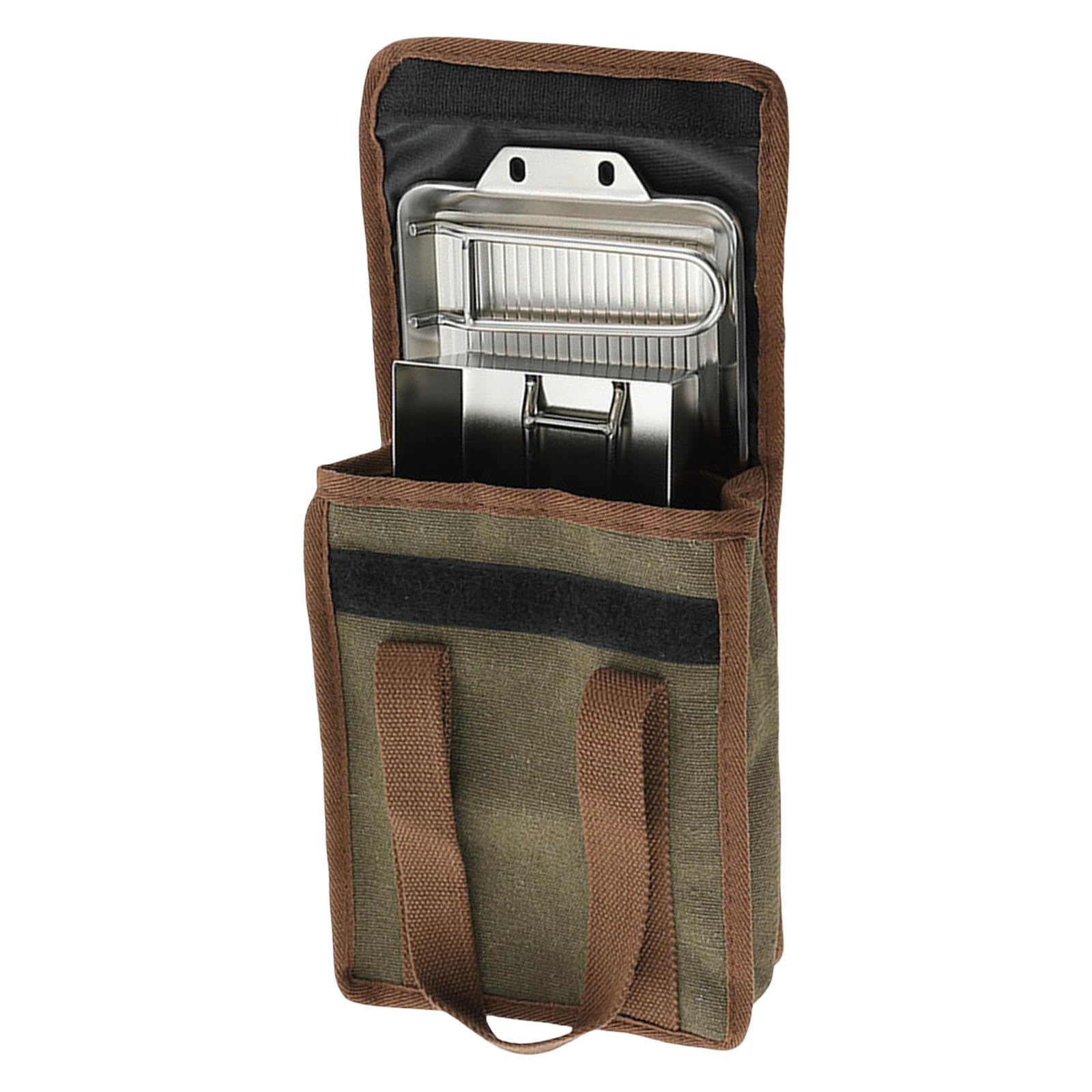 Sartenes de acero inoxidable para cocinar al aire libre, sartenes plegables portátiles para camping, accesorios de camping, plegables duraderas al aire libre