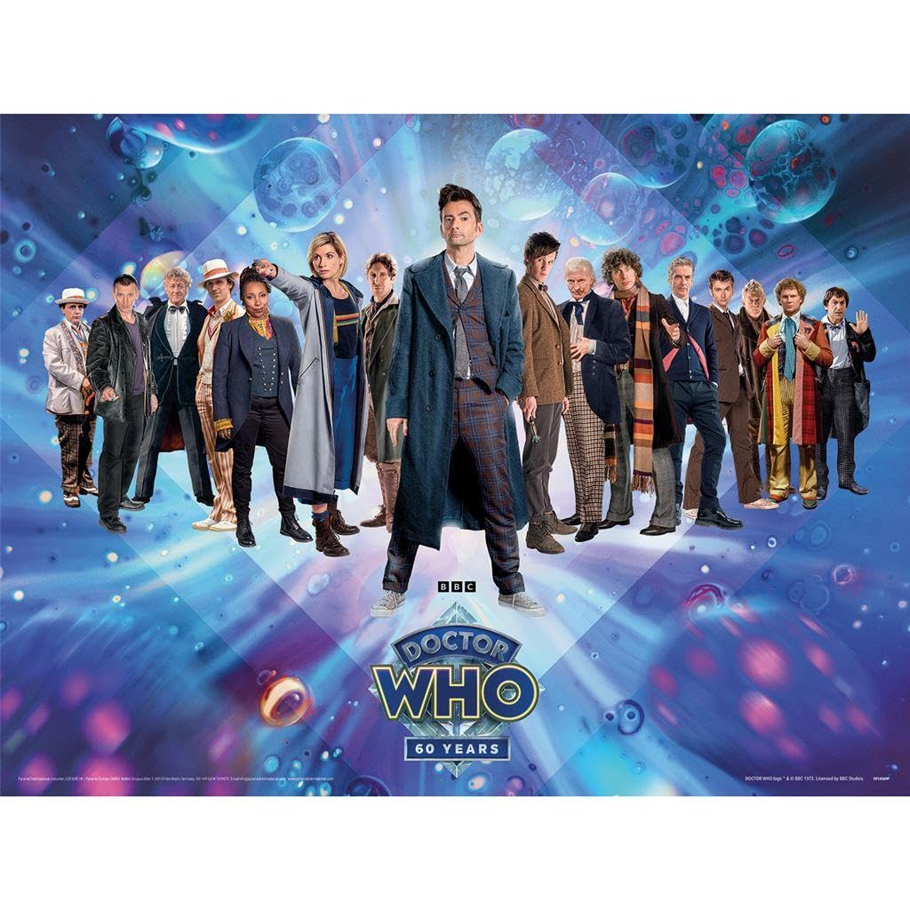 DOCTOR WHO 40th Anniversary Print (40cm x 30cm x 0.2cm) (Multicoloured)