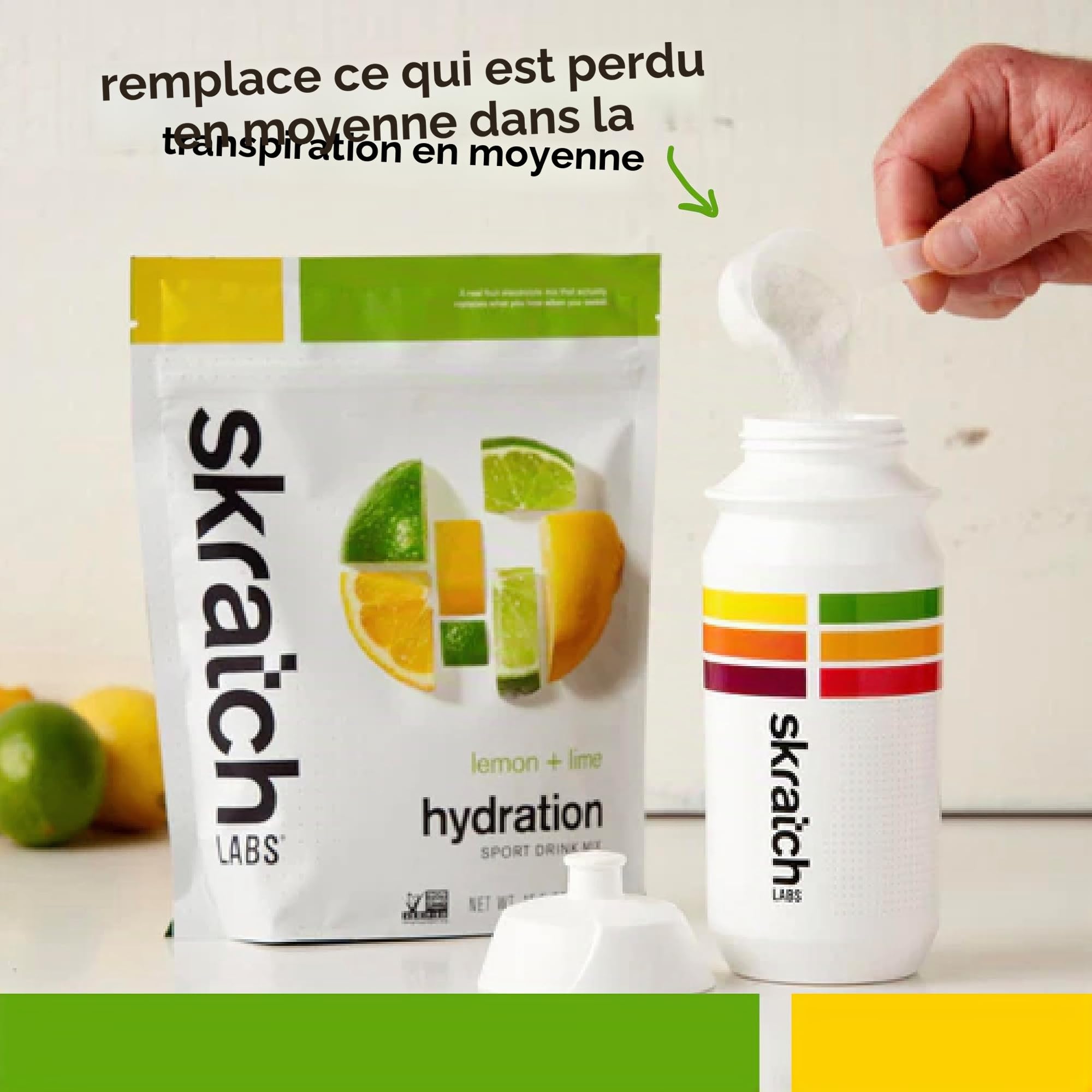 Skratch Labs Exercise Hydration Mix Lemons + Limes Resealable Bag