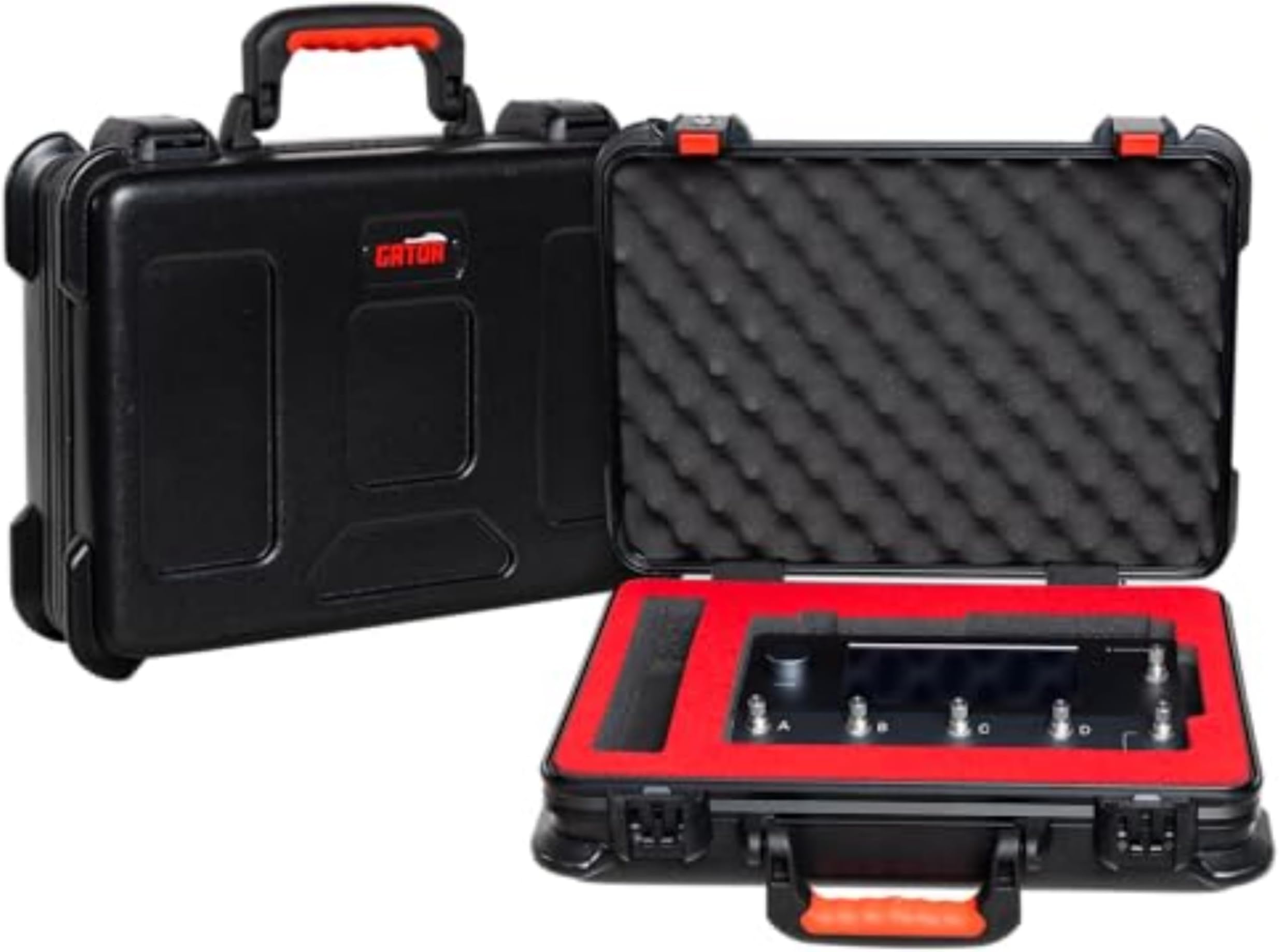 Gator Cases Frequent Flyer's Series Mini Amp Modeler Case with Configurable Interior, TSA-Approved Latches (GTSA-GTR-MINIAMPMOD)