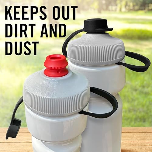 Miniatura 5 de Paquete de 2 protectores de barro con mango duradero para botellas polares, solo se adapta a boquillas rojas, parte superior de botella no incluida,